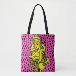 Tote Bolsa Vana DeVinyl™/Estampa de leopardo
