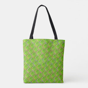 Tote Bolsa verde amadurecido, praça tijolinho