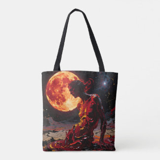 Tote BOLSO – “Luna de Sangre” (Tote Bag / Bolsa de Tela