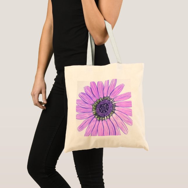 Tote Bonita bolsa de flauta esboçada à mão (Frente (produto))