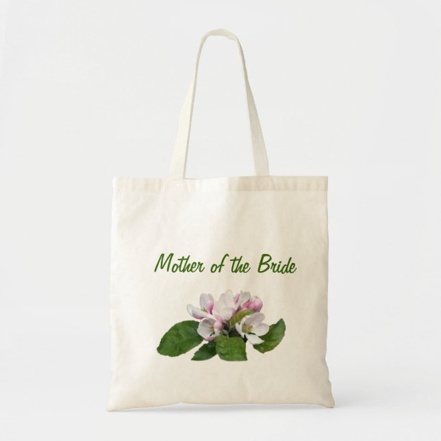 Tote Bonito bolsa de casamento rosa de maçã (Frente)