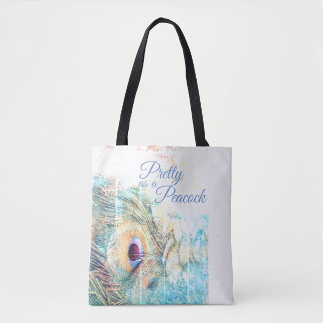 Tote Bonito como bolsa de Peacock (Frente)