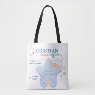 Tote Bonito Dormir, Ursinho Bebê Garoto, Estatua Bolsa