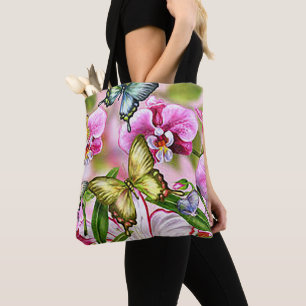 Tote Borboleta de Verão por todo o saco de Bolsa de Imp