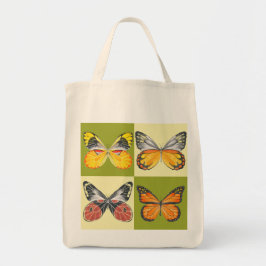Tote Borboletas em uma Bolsa de Grocería