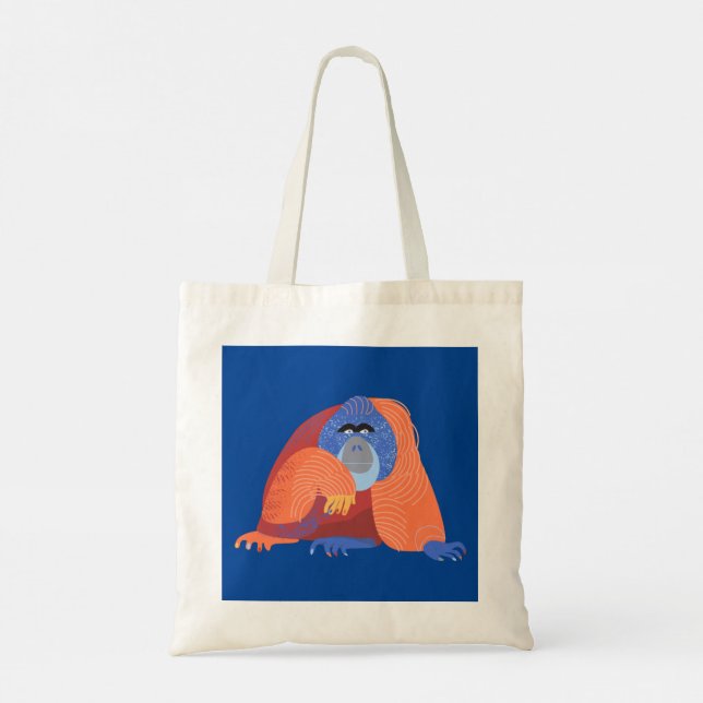 Tote Bornean Orangutan Bolsa (Verso)