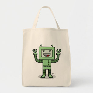 Tote Bot feliz - o bolsa do mantimento