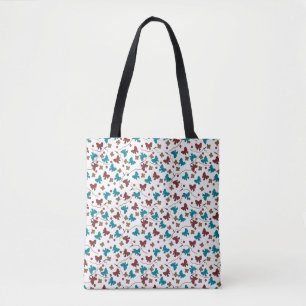 Tote Botões Arcos Flores Bolsa