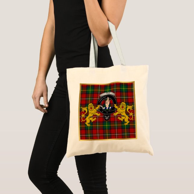 Tote Boyd Clan Crachá Tartan Bolsa (Frente (produto))