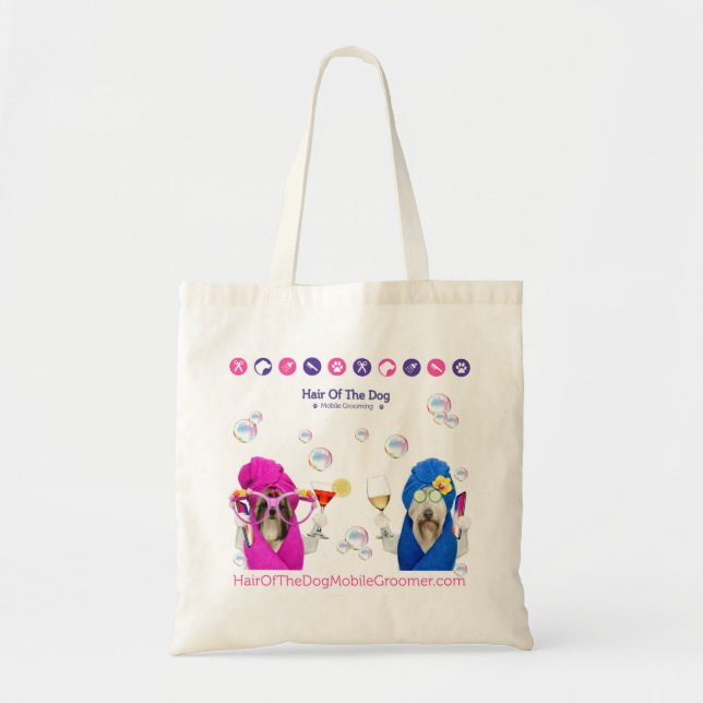Tote Cabelo do Bolsa de Cão (Frente)