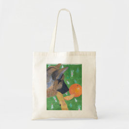 Tote Cachorro e bolsa laranja