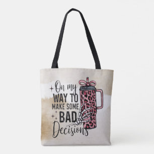 Tote Cafeína e Bones Bolsa