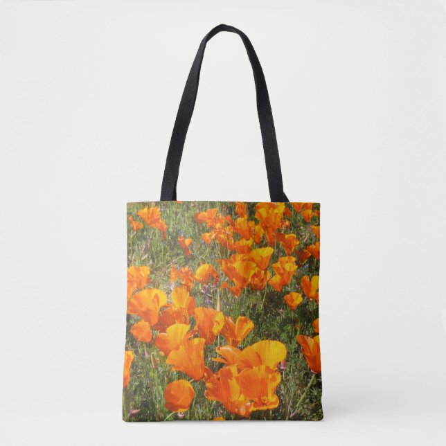 Tote California Poppies Allover Bolsa (Frente)