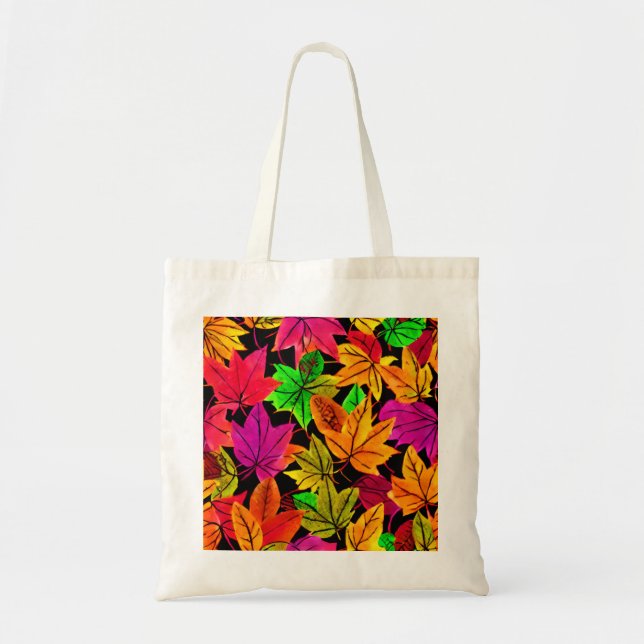Tote Canvas de Bolsa de queda brilhante (Frente)