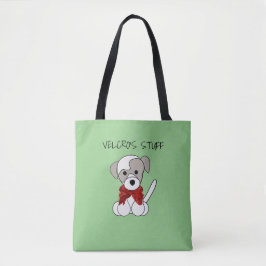 Tote Carregar ou Desenhar Bolsa de Natal da Puppy