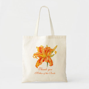 Tote Casamento de Daylily art. Mãe da bolsa de nome da 