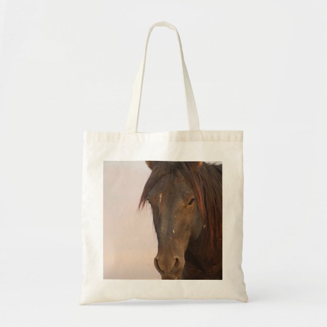 TOTE CAVALOS SELVAGENS DE GROCERY BOLSA DO UTAH (Frente)