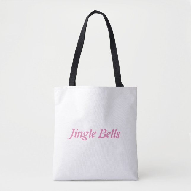 Tote Celebração de Natal Jingle Bells - Bolsa (Frente)