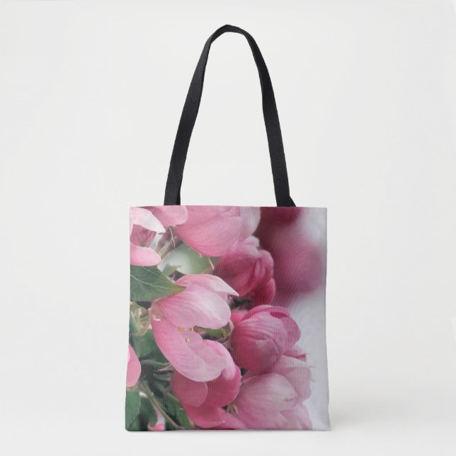 Tote Cerejeiras cor-de-rosa - bolsa (Frente)