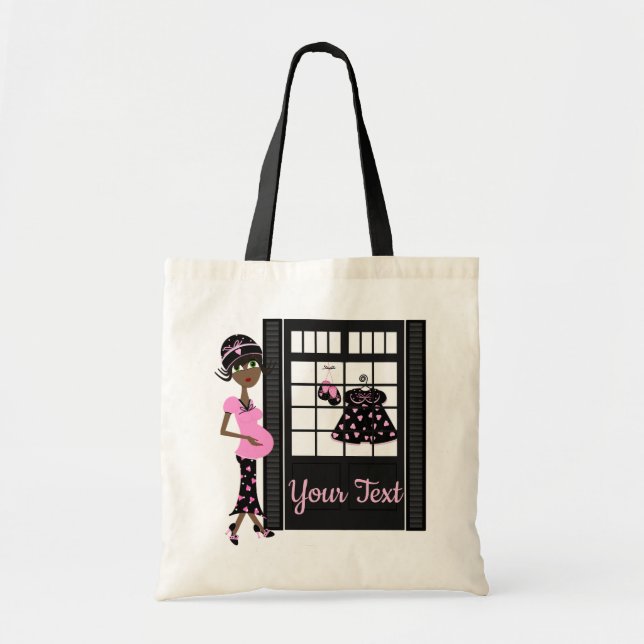 Tote Chá de fraldas - Bolsa de orçamento (Frente)