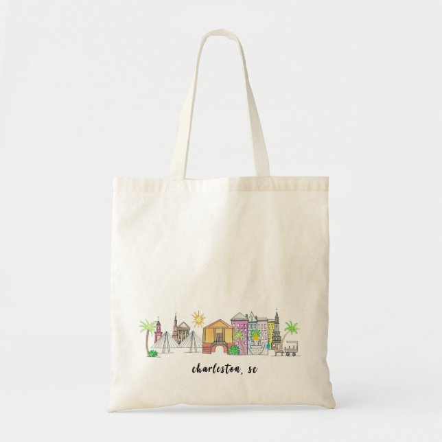 Tote Charleston, o bolsa do mercado do SC (Frente)