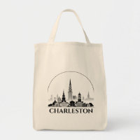 Charleston Skyline Eco-Friendly Bolsa