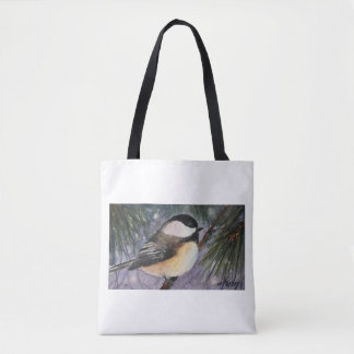 Tote Chickadee no bolsa do ramo