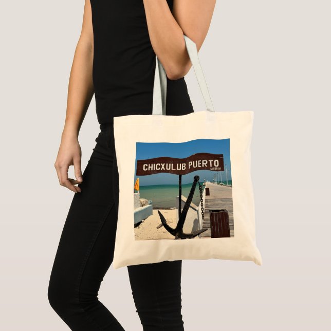 Tote Chicxulub Puerto, Mexico - Budget Bolsa (Frente (produto))
