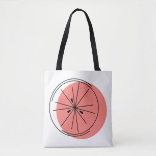 Tote Citrus Pink por toda a bolsa