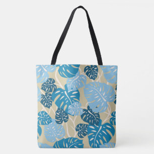 Tote Cliff Hanger Bolsa de praia de Folha de Monstera H