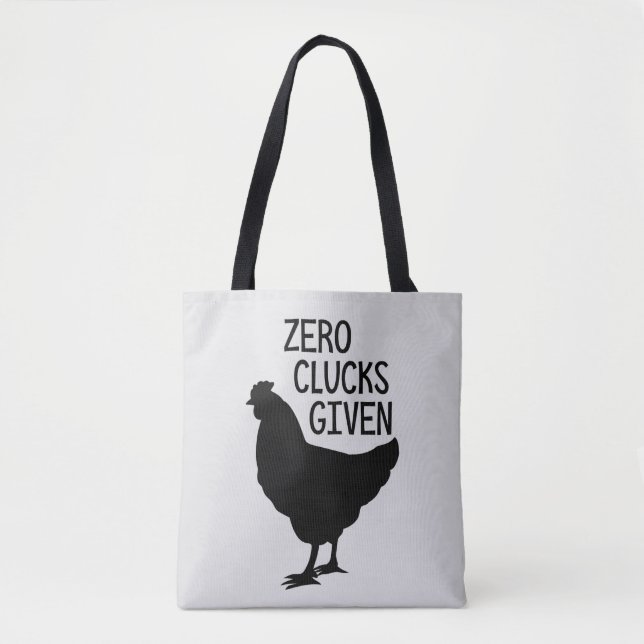 Tote Clucks zero dados o bolsa da galinha da fazenda (Frente)