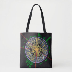 Tote Colisões de Proton no bolsa frente e verso de LHC