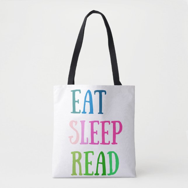 Tote COMER bolsa DE LEITURA DE SONO (Frente)