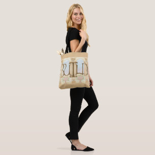 Tote CONSTRUIR Bolsa de ombro 16"