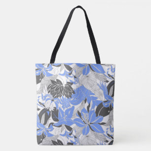 Tote Contour Hawaii Tropical Lily e Protea Bolsa de pra