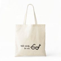 Conversa Nerdy a mim! O bolsa engraçado do estilo