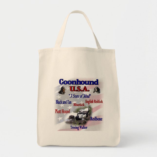 Tote Coonhound Lovers Gifts Bolsa (Frente)