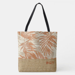 Tote Coordenadas Spa Tropicais - Bolsa de praia das Pal