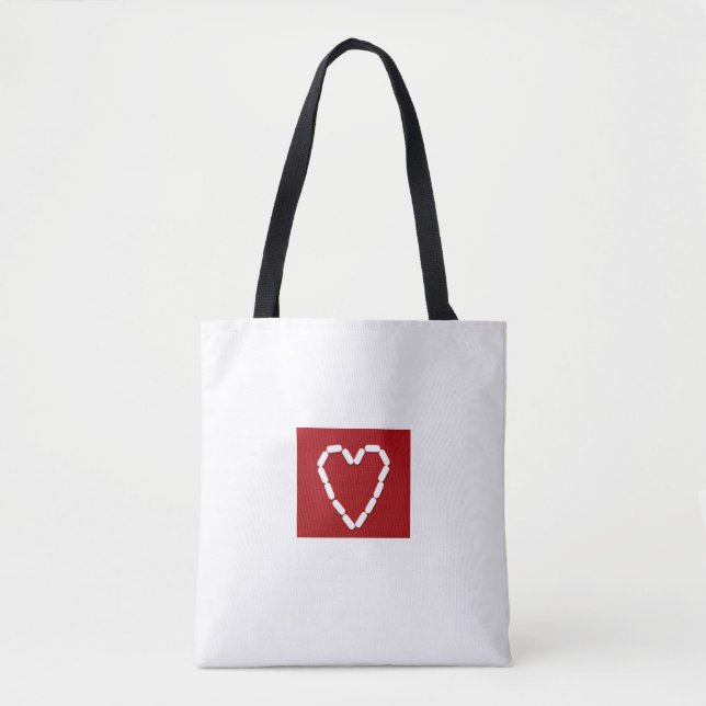 Tote Coração. Parem com a depressão. Bolsa (Frente)
