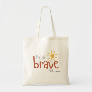 Tote corajoso pequeno nome personalizado Bolsa Bolsas
