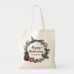 Tote Coroa Feliz de Halloween Saca Bolsa de Truque ou T