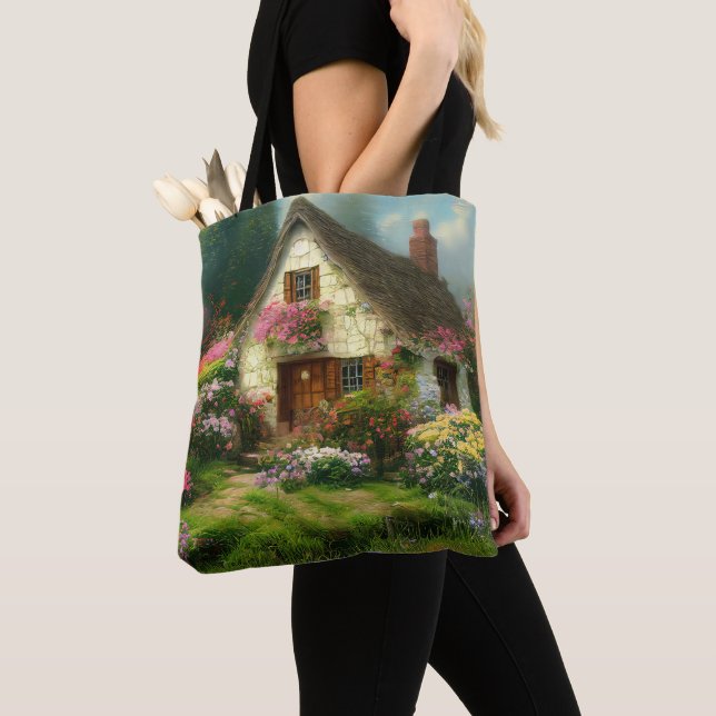 TOTE COTTAGE BOLSA PURSE EM INGLÊS (Close Up)