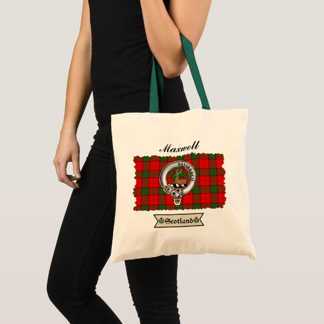 Tote Crachá Maxwell Clan e Bolsa Tartan (Frente (produto))