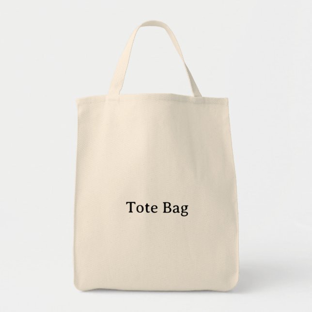 Tote Crie Sua Própria Bolsa de Promoção de Marca Simple (Frente)
