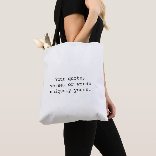 Tote Crie Sua Própria Bolsa Transparente Personalizada (Close Up)