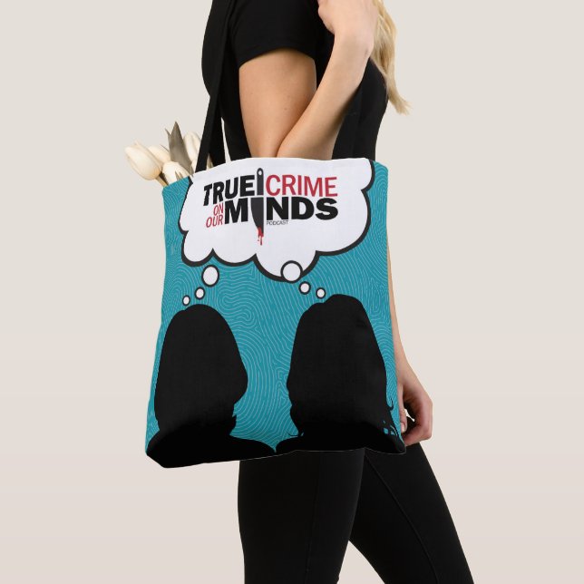 Tote Crime real em nossas mentes Bolsa (Close Up)