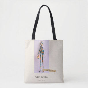 Tote Cuida bonito Juguetes de Tela Bolsa de Tela