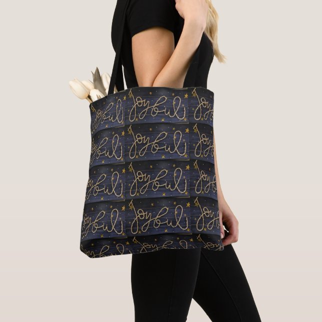 TOTE CUTA **JOYFUL** BOLSA COM PRETO DE VOLTA (Close Up)