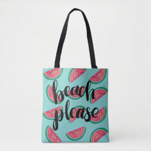 Tote Da melancia da praia o bolsa por favor