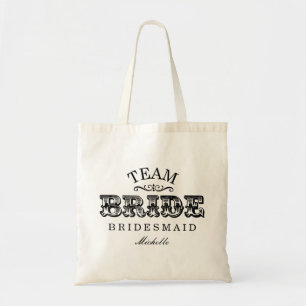 Tote Da "o bolsa nupcial personalizado do partido da